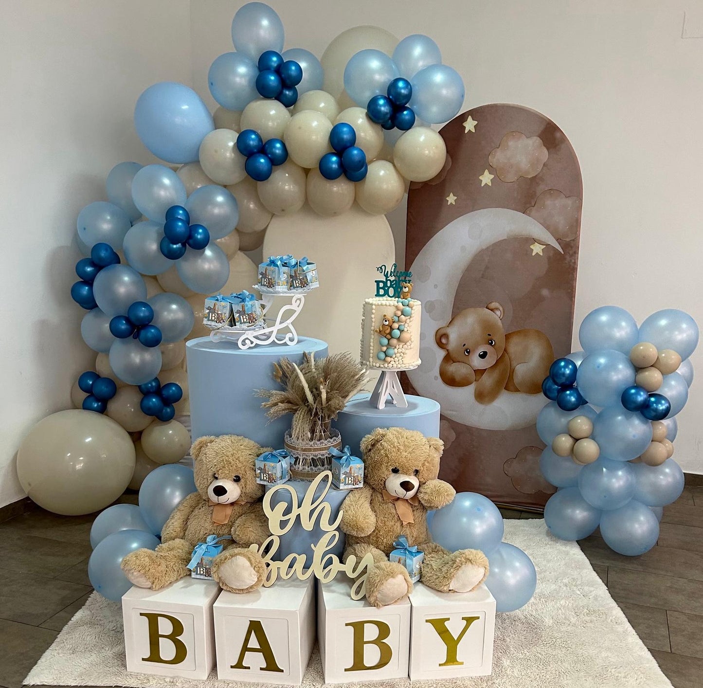 Decoraciones para Revelación de Sexo y Baby Shower
