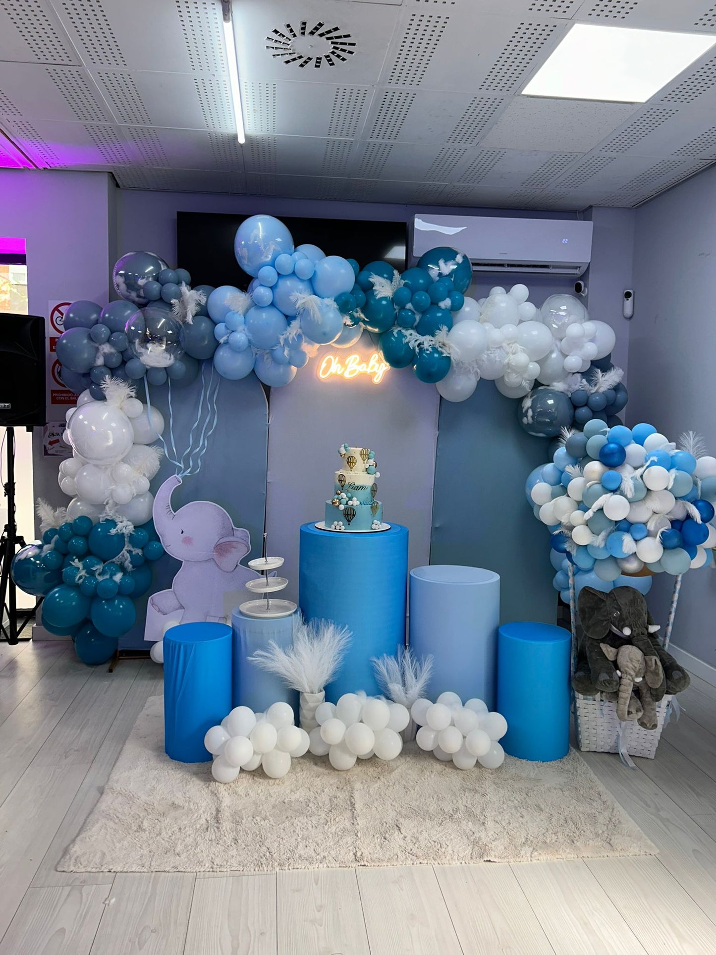 Decoraciones para Revelación de Sexo y Baby Shower