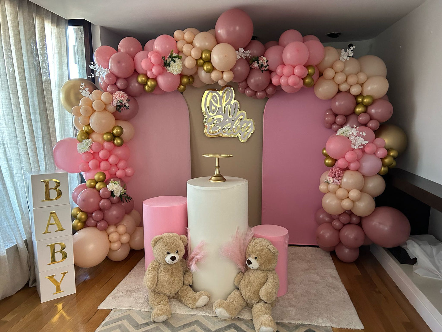 Decoraciones para Revelación de Sexo y Baby Shower