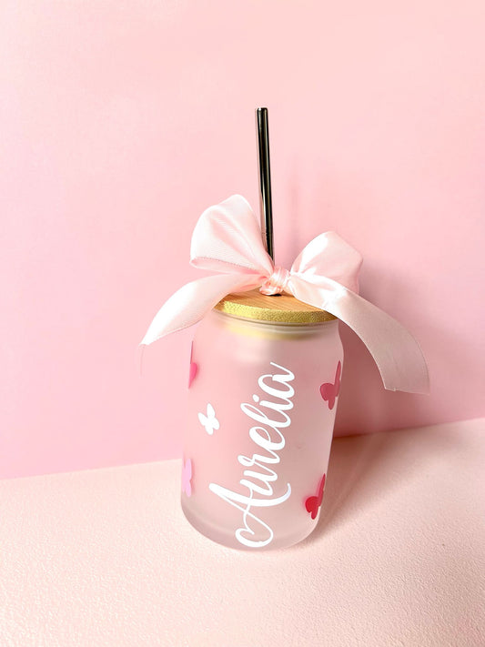 Vasos esmerilados personalizados